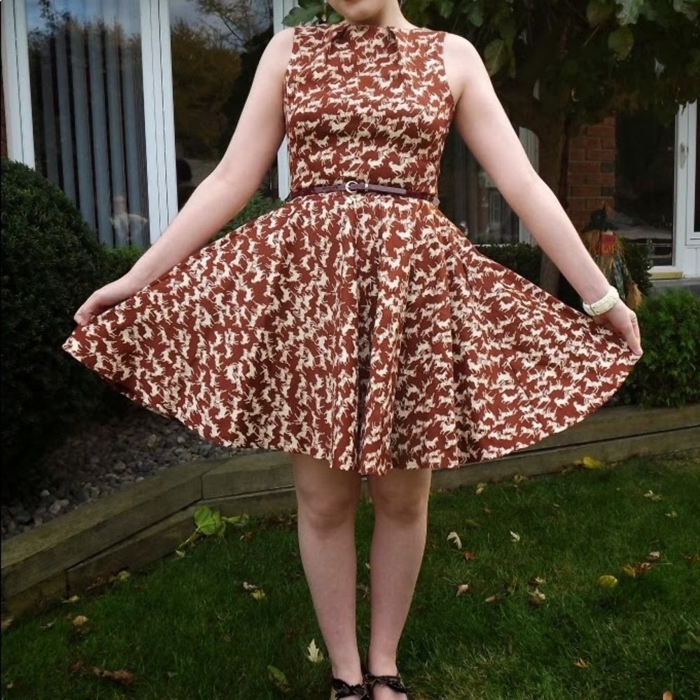 Luck Be a Lady Modcloth closet London horse dress